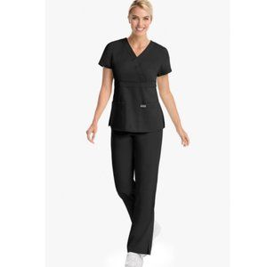 Grey's Anatomy™ by Barco Women's 3-Pocket Modern Fit Mock Wrap Scrub Top XXS